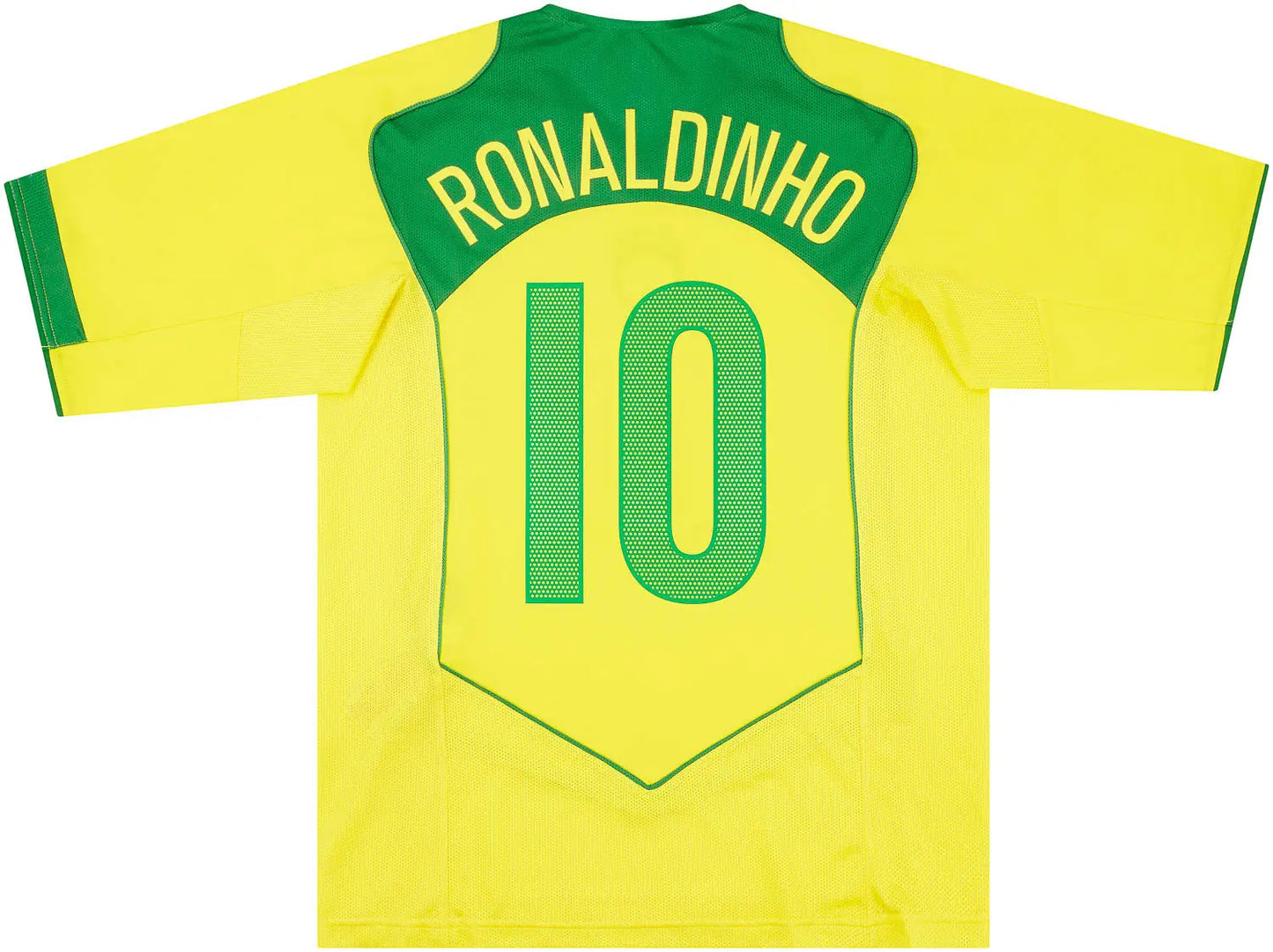 2004-06 BRAZIL NIKE HOME SHIRT RONALDINHO #10